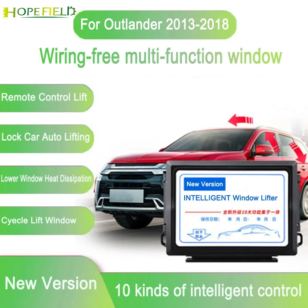 

Интеллектуальный четыре переключателя закрытия стекла, автоматическая кнопка вверх и вниз, стекло для Mitsubishi Outlander 2013 2018, интерьер