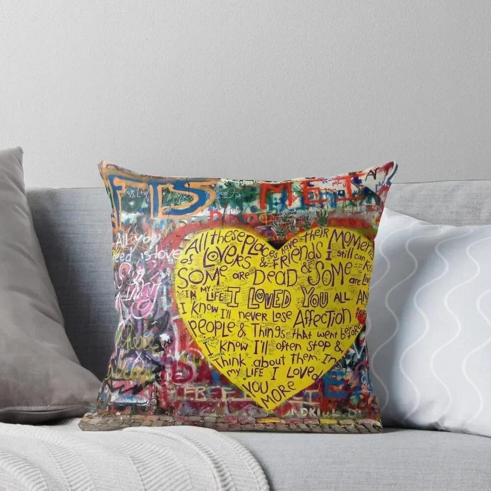 J juntova Zed (стена Джох Леннона) Декоративная подушка Подушки для кровати Осеннее