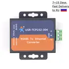 Недорогая  1-портовый Последовательный модуль преобразователя сервера RS485 в TCPIP Ethernet со встроенным портом поддержки веб-страниц TCP, UDP