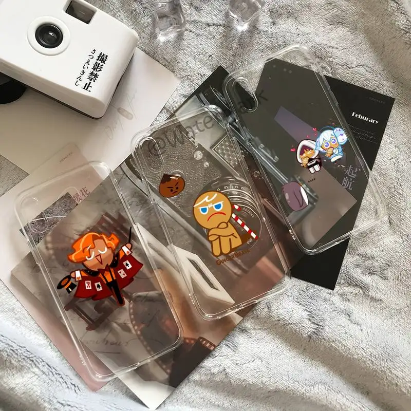 

Cookie Run Series Game Phone Case For IPhone 13 12 11 Pro Max Mini Xs X Xr 7 8 6 6s Plus Se 2020 Transparent Coque