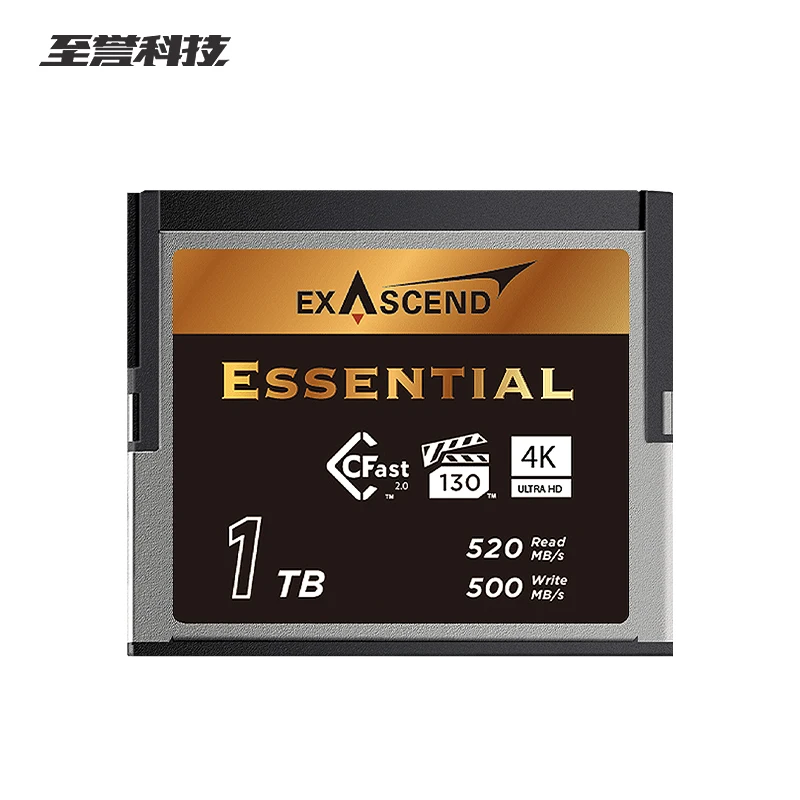 Оригинальный Exascend Essential Series CFast 2 0 128 ГБ 256 VPG 130 карта памяти 512 1 ТБ чтение 520 Мб/с тип