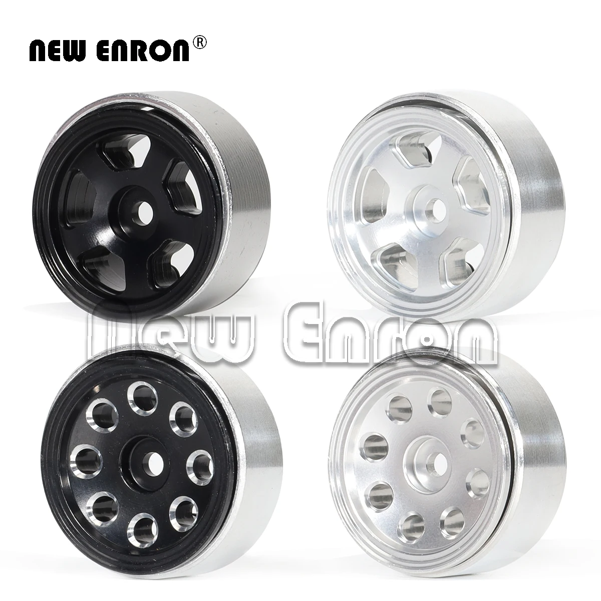 

Новинка, металлические колесные диски ENRON CNC Beadlock 4P 1,0 дюйма для RC Crawler Ca r1/24 Axial SCX24 90081 AXI00002 Deadbolt Chevrolet B-17 Betty