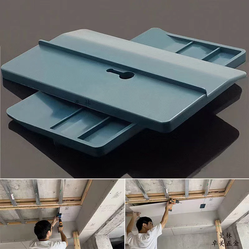 

2 PCS Plaster Board Fixing Tool, Panel Lifter Supports The Board Place Installing Drywall Fitting Tool Gypsum Plate