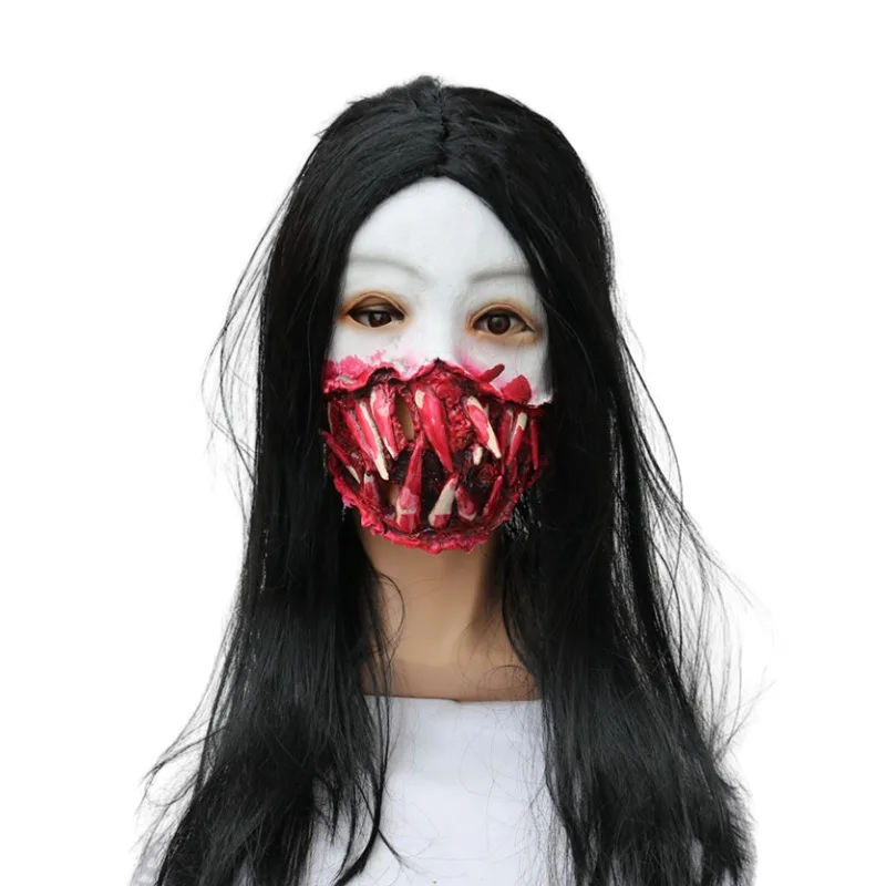 Маска клоуна на день дурачков нового апреля страшный убийца Джокер латексная