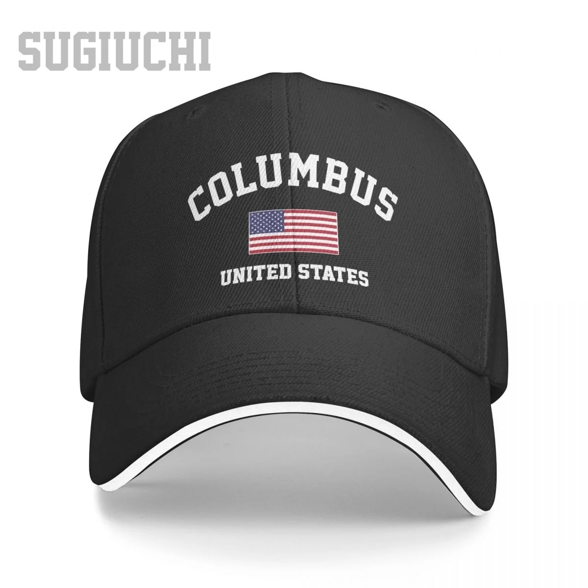 

Unisex Sandwich Columbus Of USA United States City Baseball Cap Men Women Hip Hop Caps Snapback Golf Hat Fishing