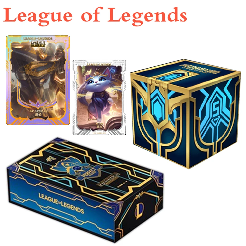 

New League of Legends Collection Card Kids Toys Gift Winning Signature Hollow LOL Game Cards EDG Goddess LR Hero Paper Carta