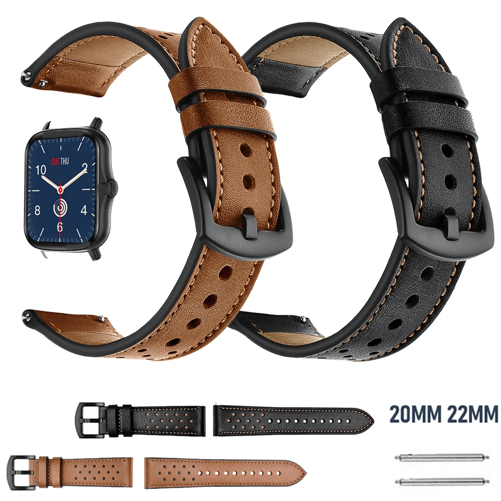 

Wristbands for COLMI P8 Plus P9/P10/P12 Watch Band Replaceable Leather Watchband for COLMI V31 V23 Smartwatch Strap Accessories