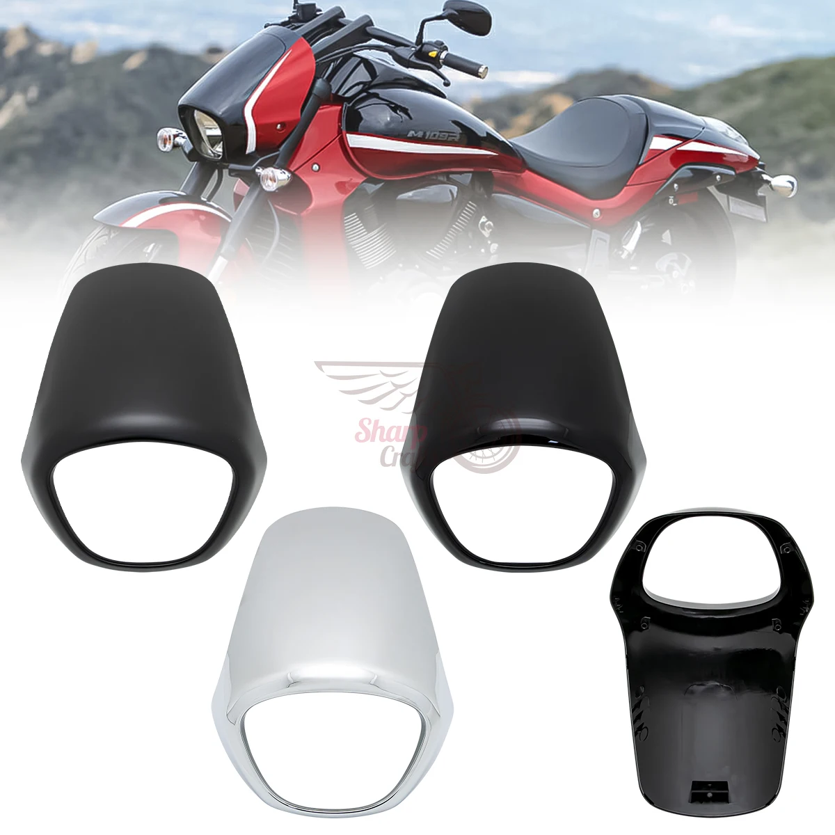 Фото Защитный кожух фары мотоцикла 51811-48GB0 для Suzuki Boulevard M109R VZR1800 VZR 1800 Boss 2010-2019 №1