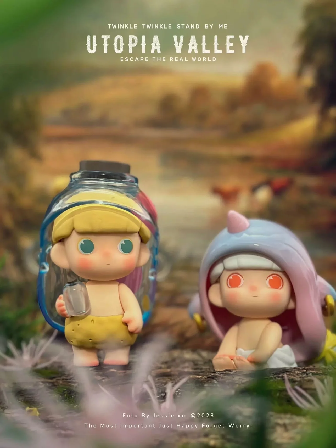 

Guadi Utopia Valley Toys Blind Box Action Anime Figures Kawaii Desk Surprise Doll Birthday Gift Mystery Box Caixas Supresas