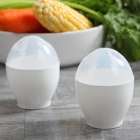 useful egg poacher cup sturdy portable microwave heat resistant egg cooking cup egg boiler egg poacher 2pcs