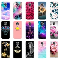 For Motorola Moto Play Case Silicon Full Flower Painting Soft TPU Back Cover for Motorola Moto Play Phone Shell Bumper