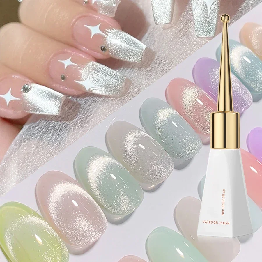 Магнитный гель фиолетового цвета Φ магнитный Полупостоянный лак для ногтей УФ