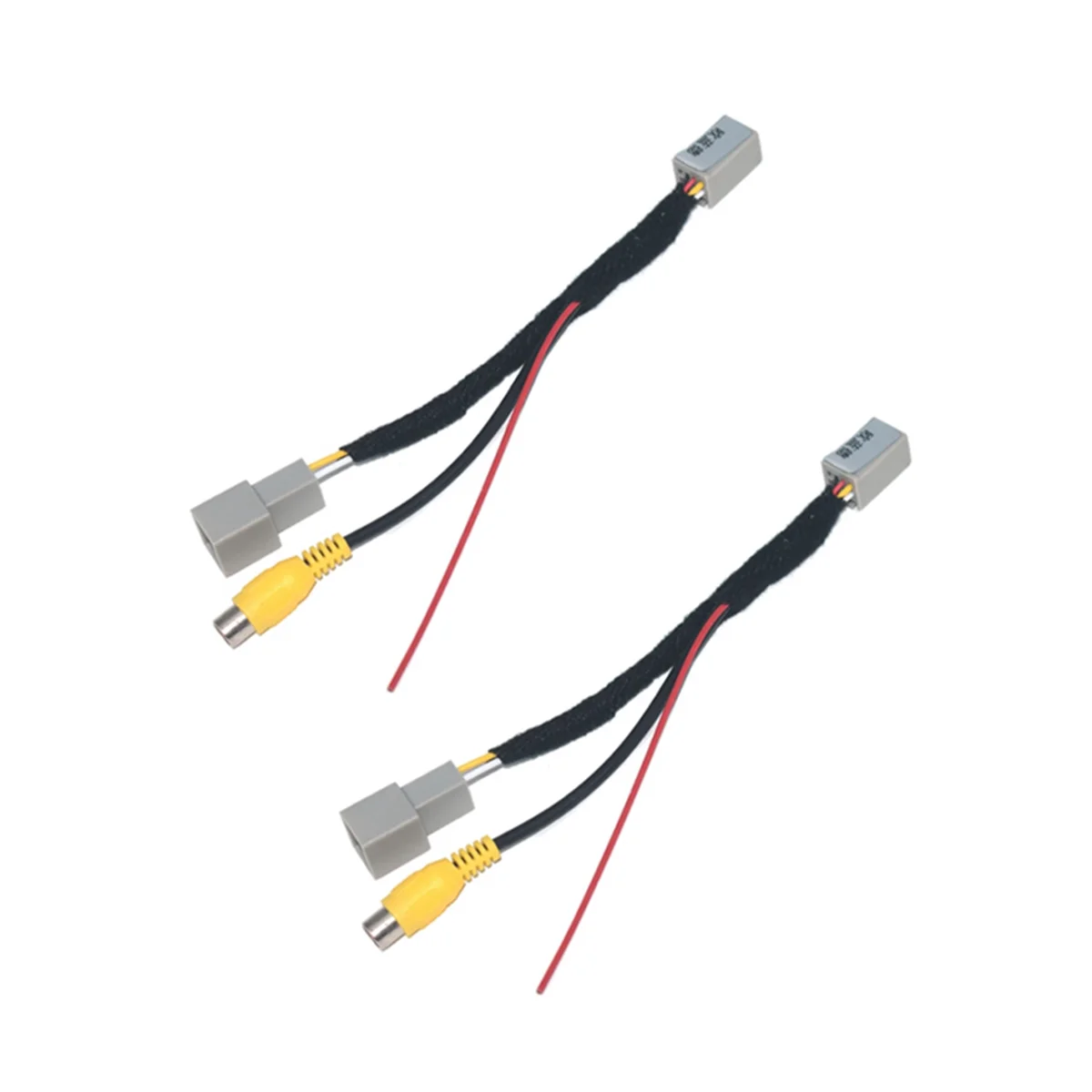 

2 шт. Автомобильная камера заднего вида RCA видеокамера заднего вида преобразователь Кабельный адаптер для Mitsubishi Outlander ASX GF GG ZJ