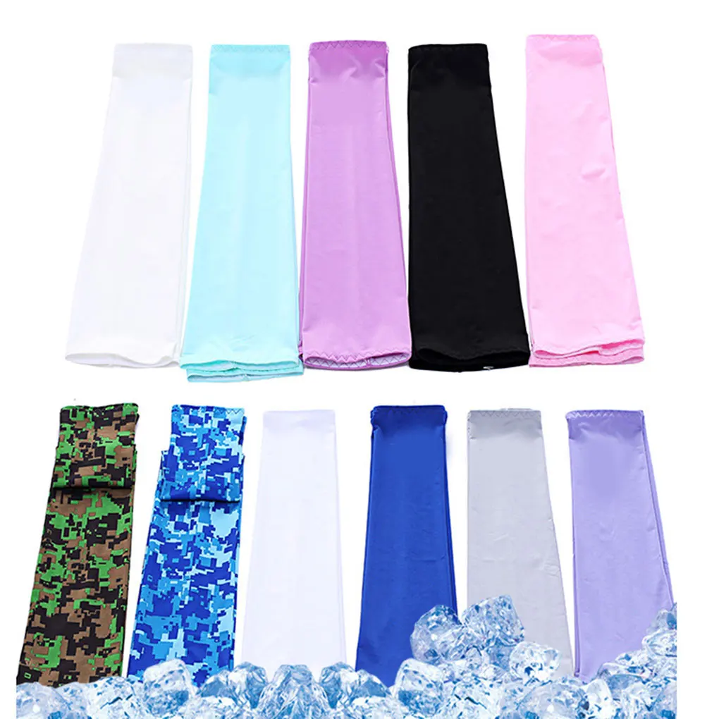 

1pair Breathable Quick Dry UV Protection Arm Sleeves Fitness Armguards Sports Cooling Sleeves for Outdoor Fishing Cycling