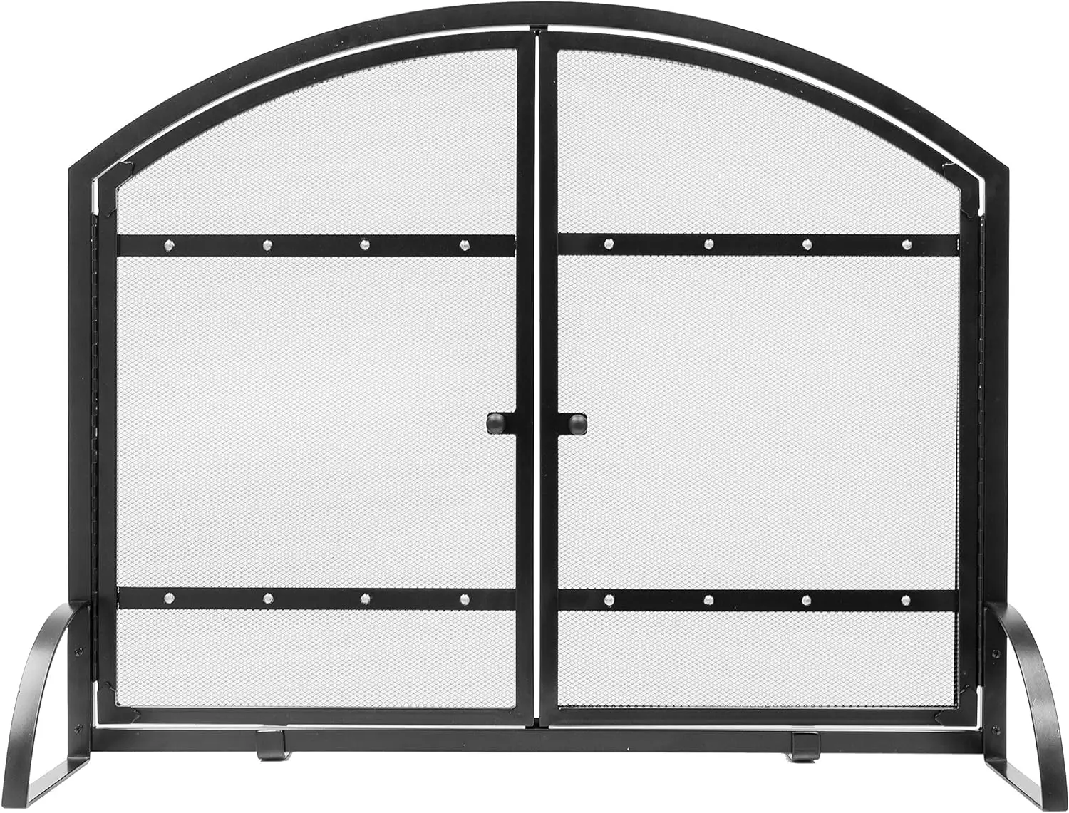 

Arched Fireplace Screen with Doors Electric fireplace for living room Electric fireplace for living room