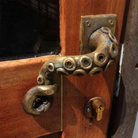 vintage octopus door knob animal style outdoor hook drawer furniture pulls handle ancient pull bar hardware j2s2