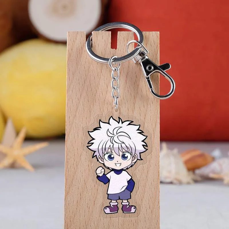 Аниме Охотник X HUNTER брелок мультяшная фигурка Killua Zoldyck Kurapika акриловая подвеска брелок мультяшная искусственная оптовая продажа