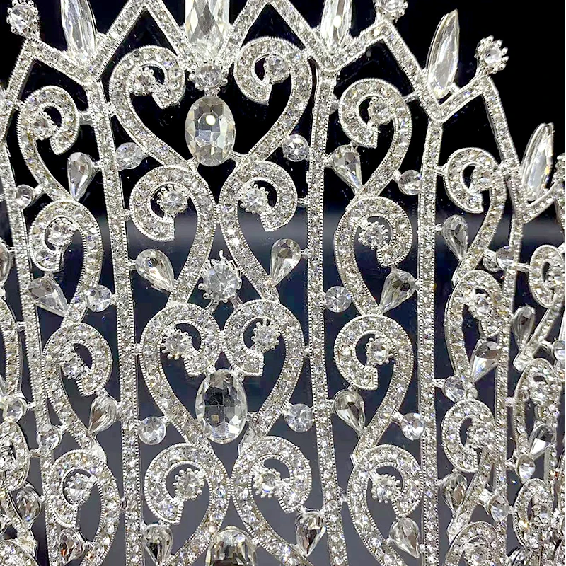 Женские Свадебные короны и тиары leach большая диадема принцессы в стиле барокко