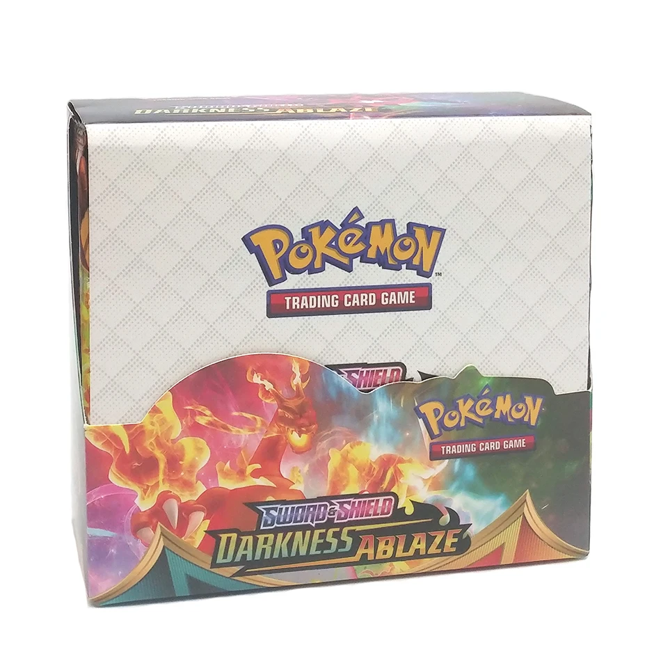 324 шт./кор. Pokmon TCG: Sword & Shield Dark Ablaze Коллекционная торговая карточка игровые