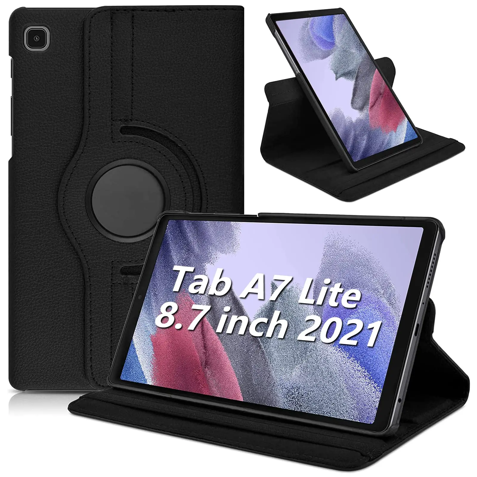 Фото Чехол для Samsung Galaxy Tab A7 Lite 8,7 дюйма, искусственная кожа, с функцией подставки №1