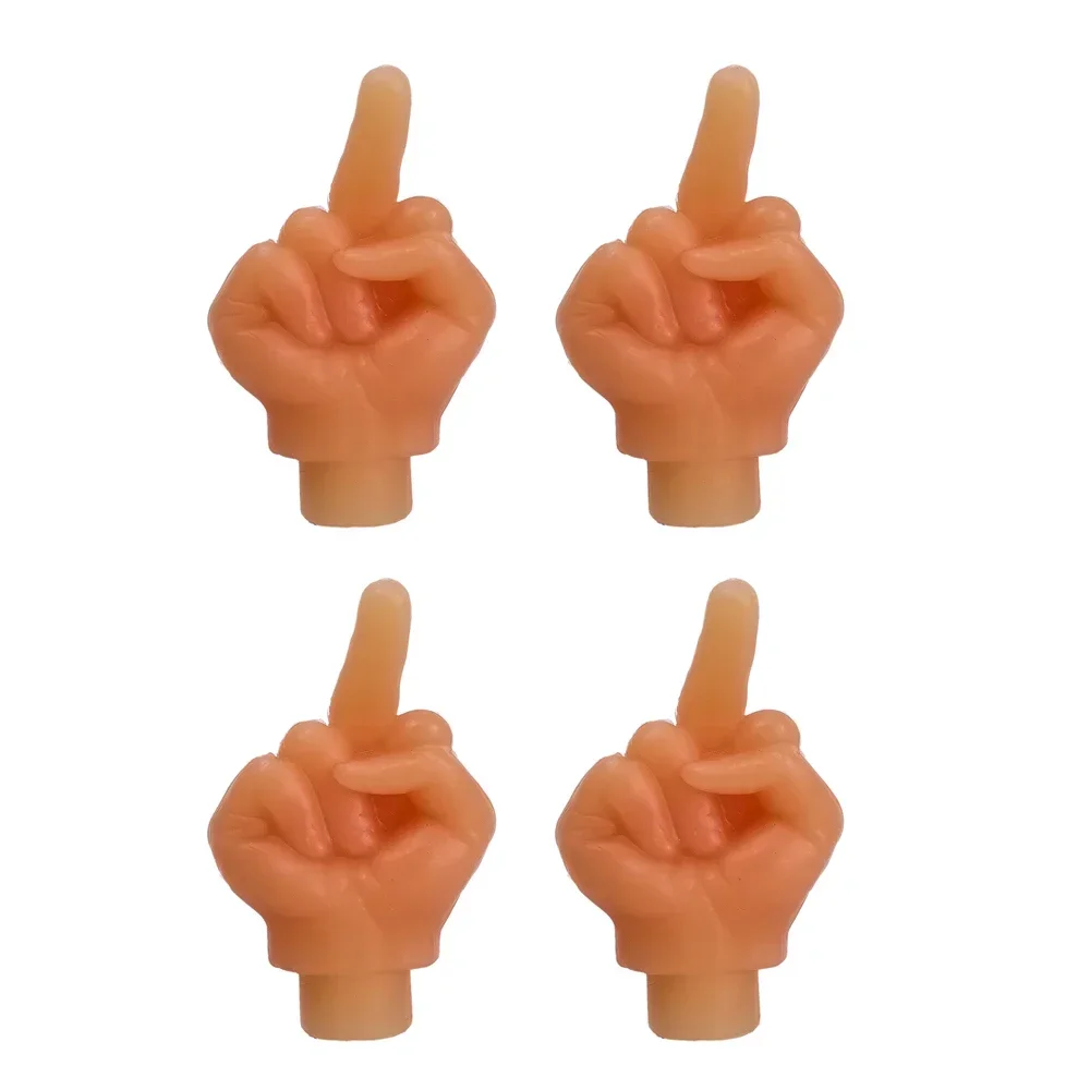 

Автомобильный Стайлинг среднего пальца, колпачок клапана шины, индивидуальный декор, насадка для колес, пылезащитная, водонепроницаемая, колпачки для штока клапана шины, аксессуары