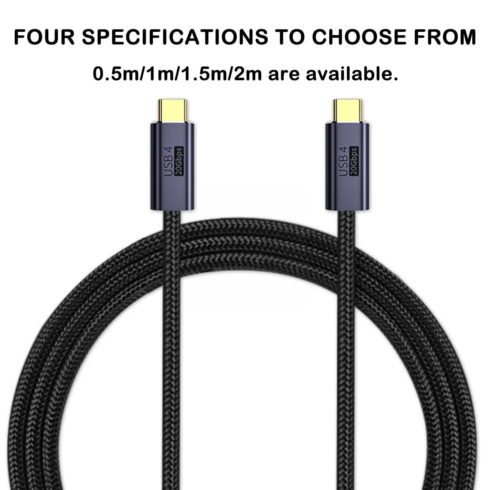 Фото USB-кабель для передачи данных, 20 Гбит/с, 100 Вт, 5 А №1