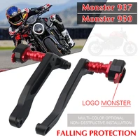 for ducati monster 950 937 monster 937 950 2021 motorcycle cnc falling protection frame slider fairing guard crash pad protector