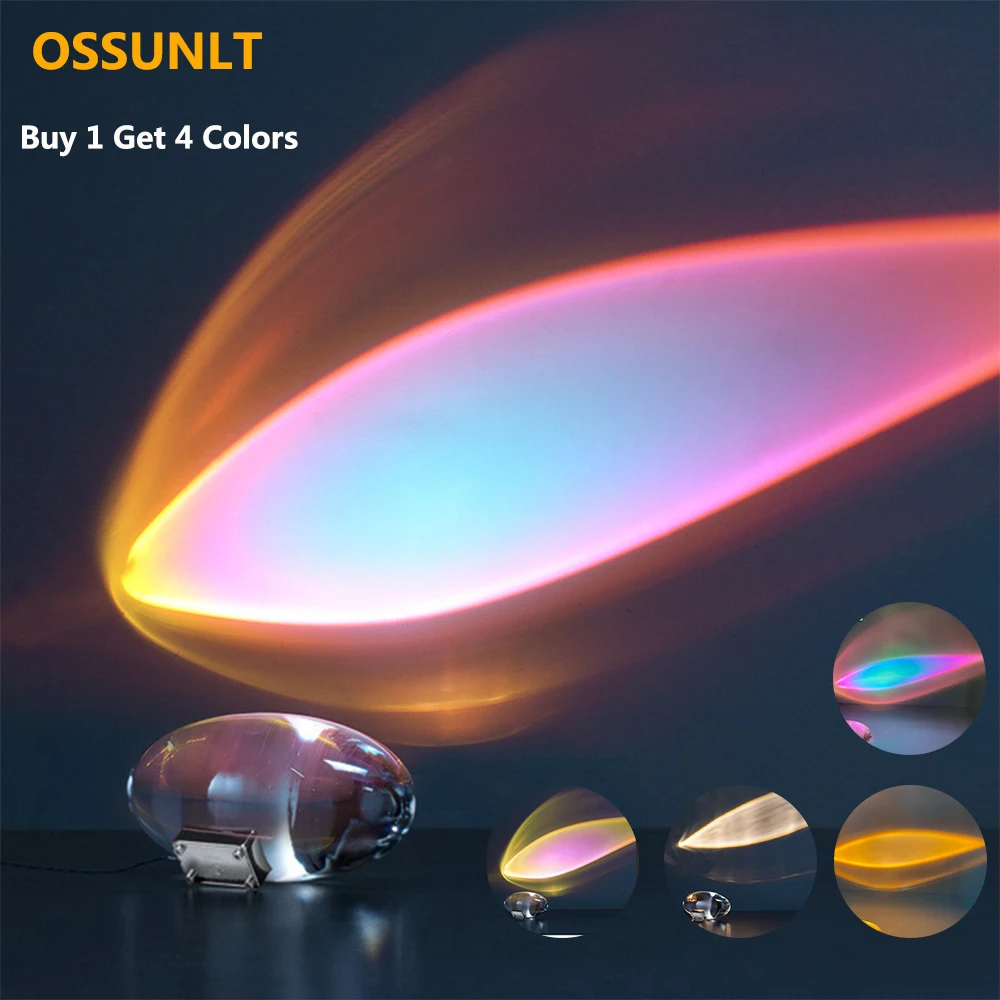 

LED Bedroom Table Lamp USB Eye Of The Sky Night Light Sunset Projection Lamp for Living Room Decoration Bedside Lamps nordic