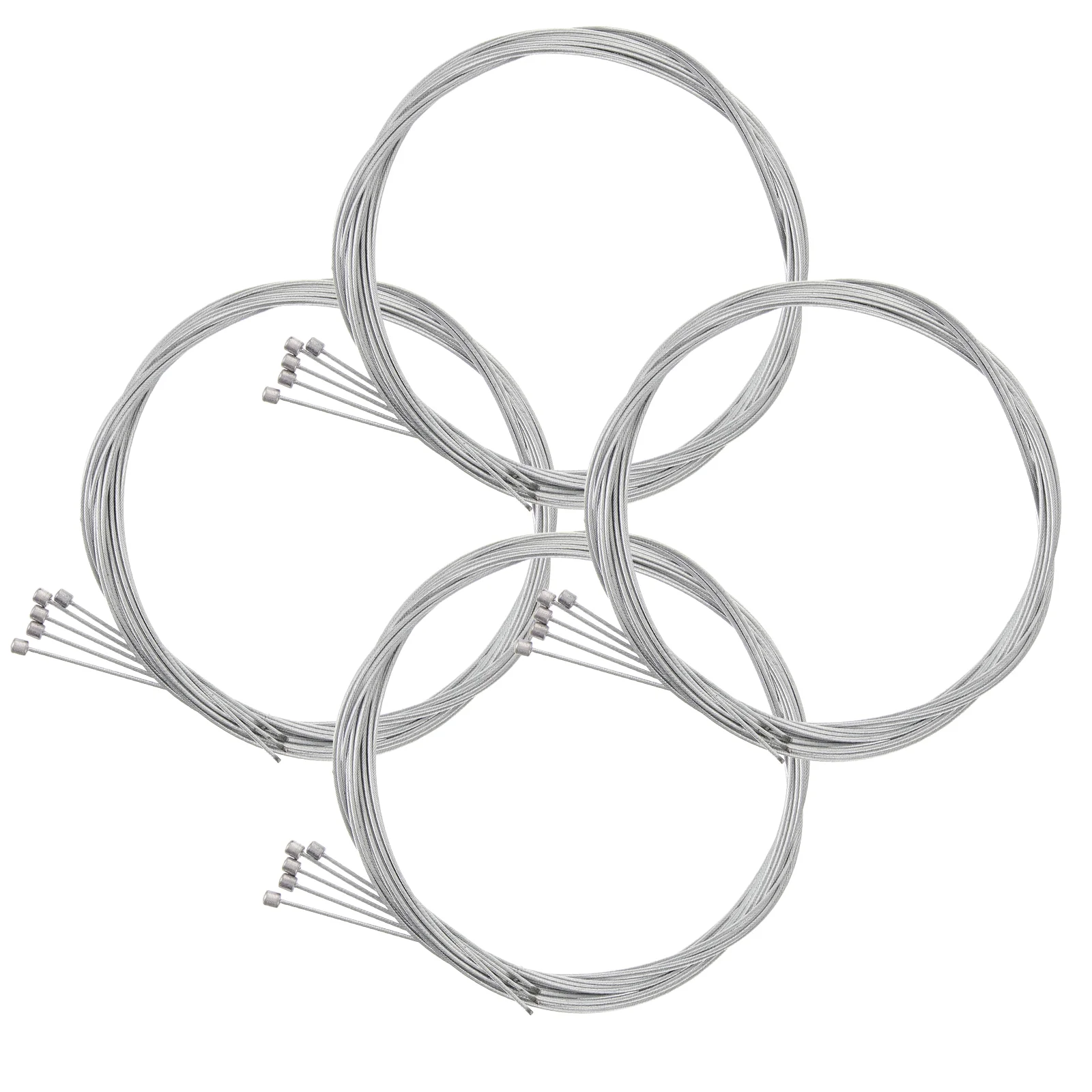 

4 Pcs Brake Bike Brakes Front Cables Universal Bicycles Kit Stainless Steel Mountain Supplies