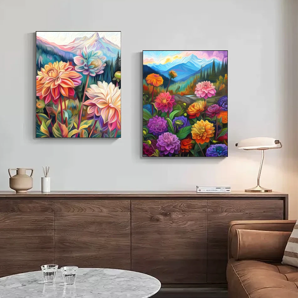 SDOYUNO-Дилай сам картина по номерам цветы рукоделие ремесло ручная работа набор