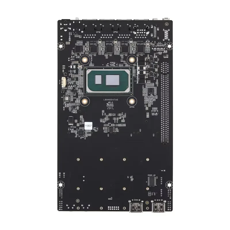Фото 2026 Горячий год! Мини-ПК Qotom с процессором Intel Core i5 1135G7 11-го поколения, материнской платой NAS с 4 слотами M.2, форм-фактором ITX, 4 портами LAN I226-V 2.5G, маршрутизатор на базе Linux. №3