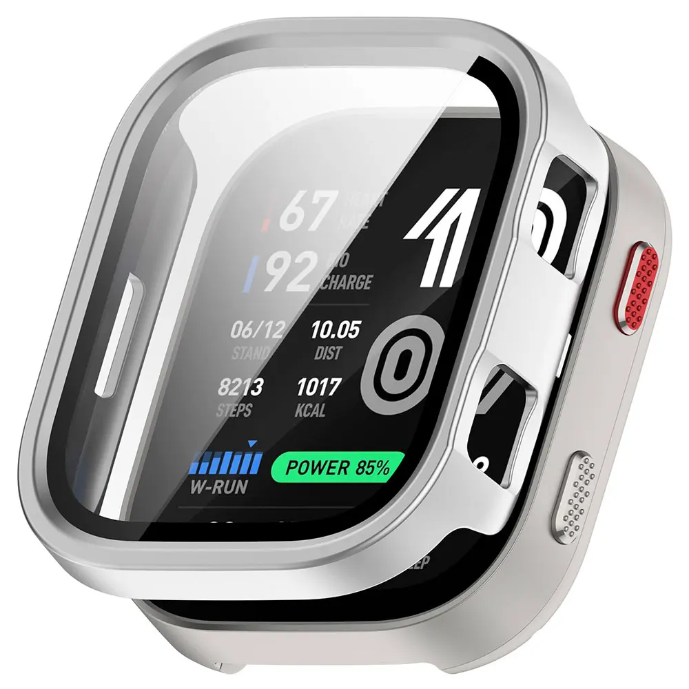 Фото Стеклянный чехол из поликарбоната для Huami Amazfit Bip Max, защитная пленка для экрана, пленка против царапин, жесткий чехол из поликарбоната, бампер для Amazfit Bip Max A2568 №3