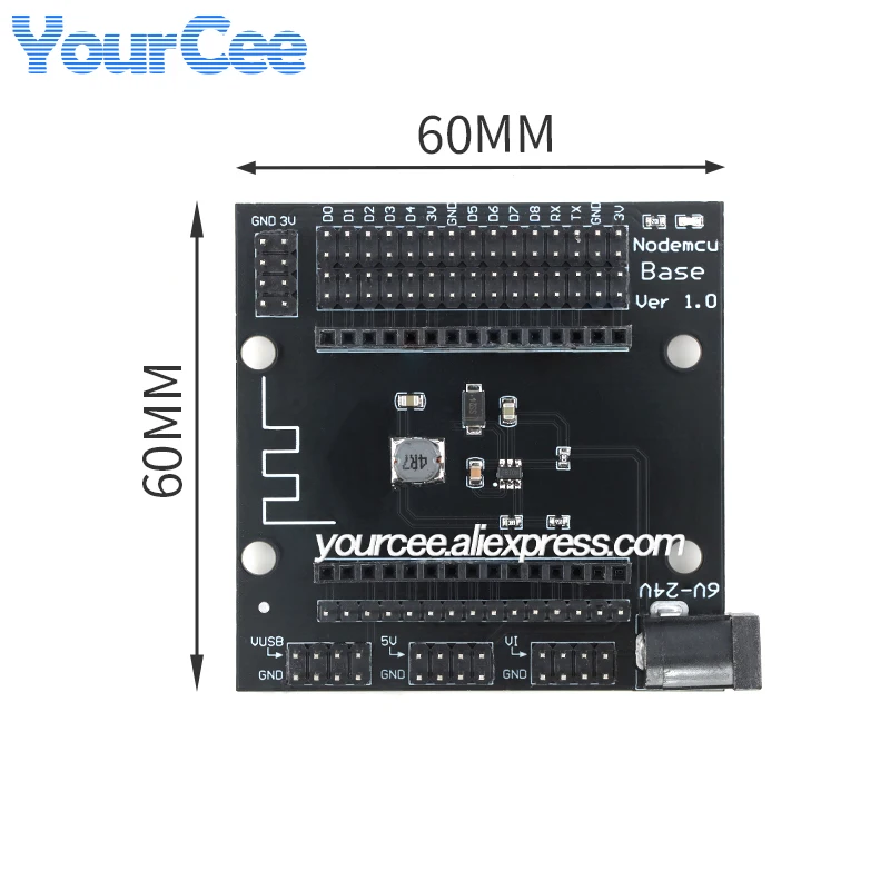 Фото Модуль расширения ESP8266 CH340 Wi-Fi для беспроводной связи, совместимый с базовой платой NodeMCU Lua V3 №5