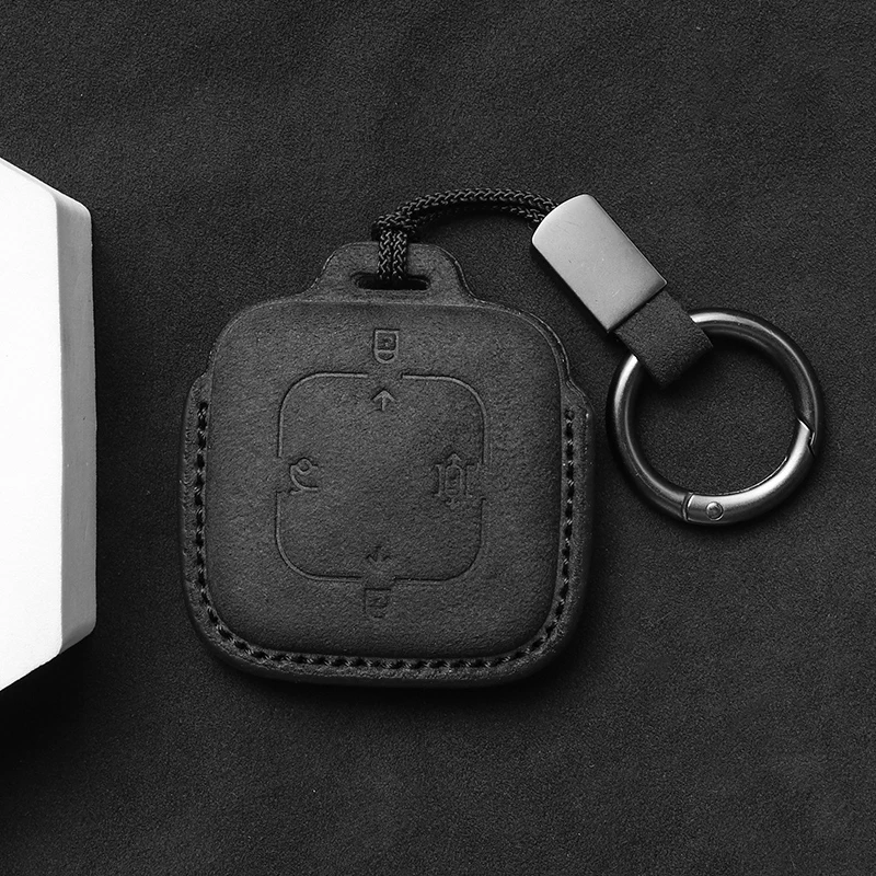 

Кожаный Автомобильный Чехол для ZEEKR 009 001, чехол для ключа дистанционного управления, держатель для стайлинга автомобиля, защитные аксессуары, интерьер автозапчастей