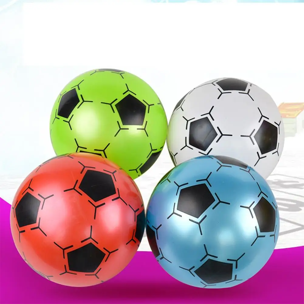 

9 Inch Inflatable Beach Balls Elastic Rubber Children Toy Balls Kids Outdoor Games Beach Sport Ball Toys Inflatable Football Toy