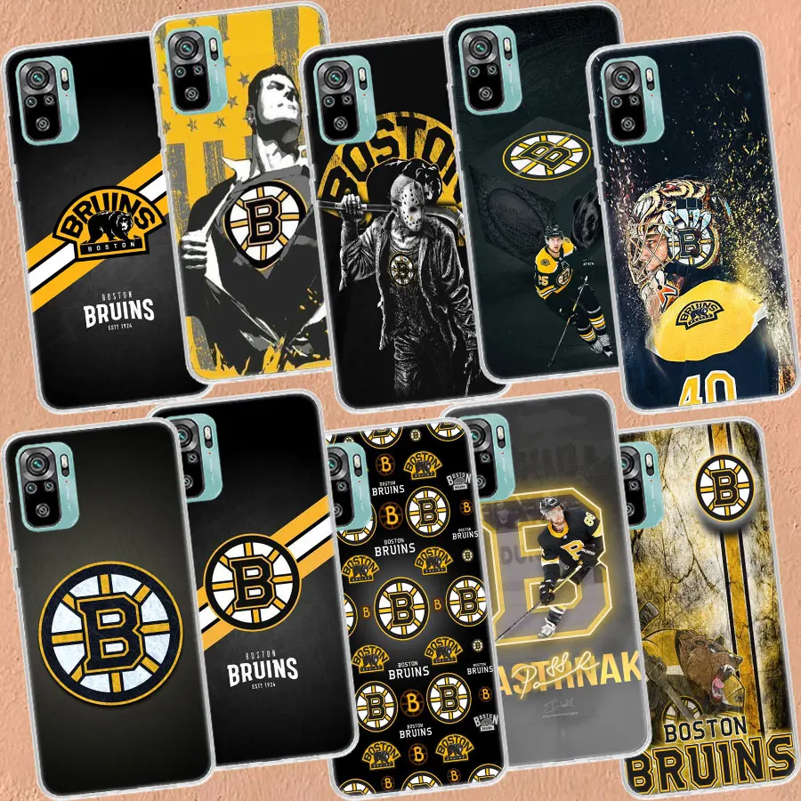 

Boston Hockey Team Bruins Phone Case For Xiaomi Redmi 10 9 Prime 8 7 6 10A 10C 10X 9A 9C 9T 8A 7A 6A S2 K20 K30 K40 Pro Capa Coq