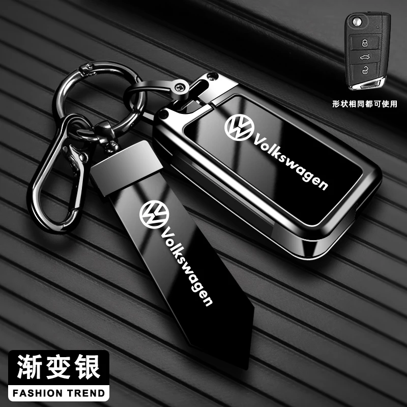 Новый флип-чехол для дистанционного ключа из цинкового сплава чехол-держатель VW