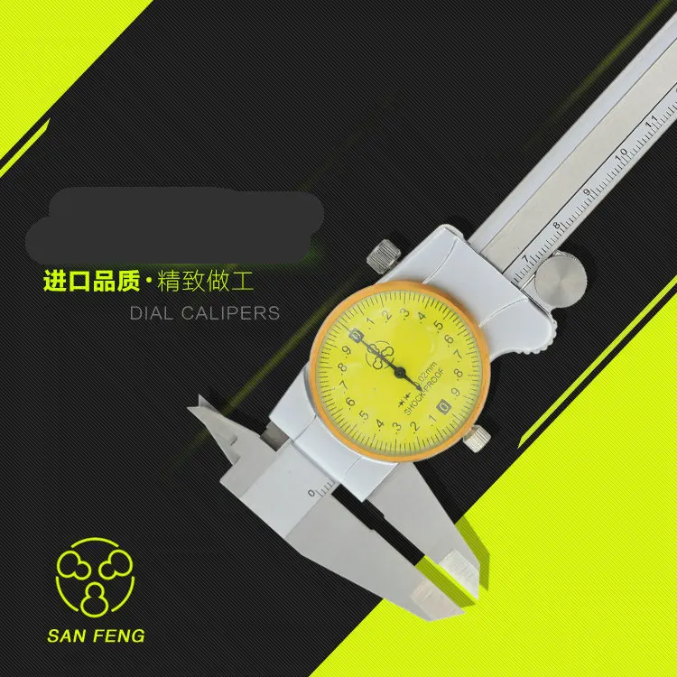 Mitutoyo CNC inmm Dial Caliper 0-6in 505-681 0-150mm 505-682 0-200mm 0-8in Precision 0.01mm oil-proof Stainless Steel Tools