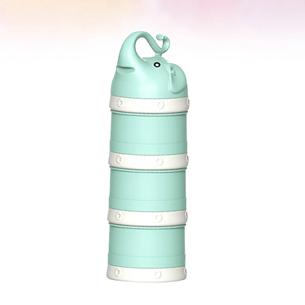 Коробка для детского сухого молока с рисунком слона 3-слойный портативный