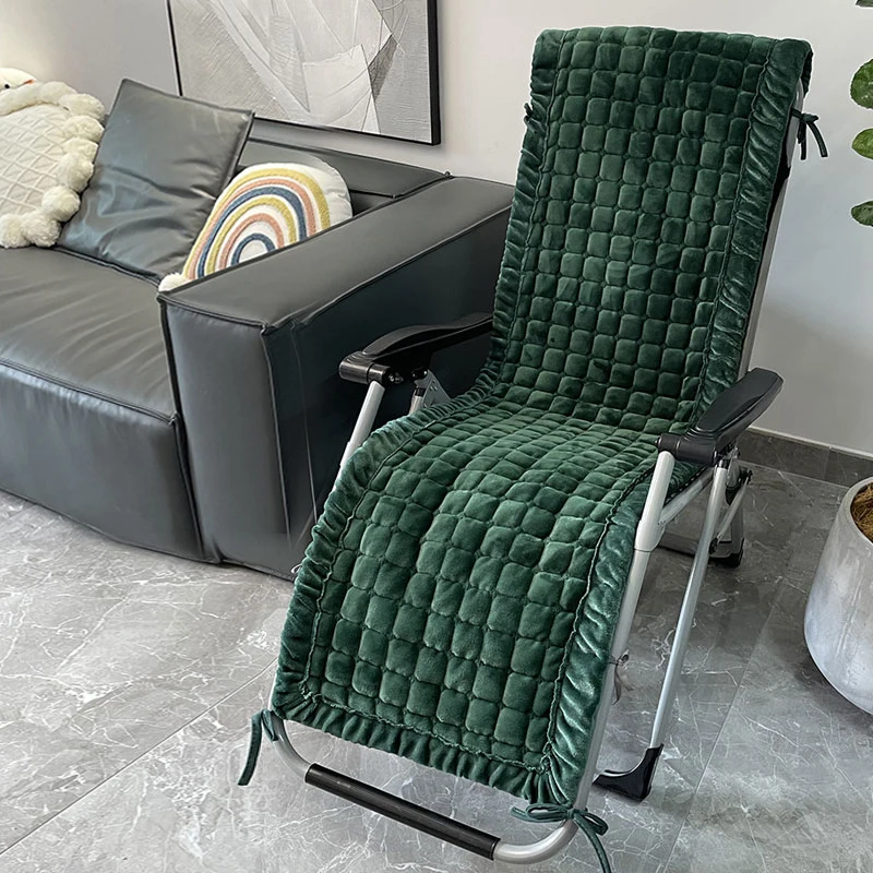 

Зимняя плюшевая подушка для шезлонга