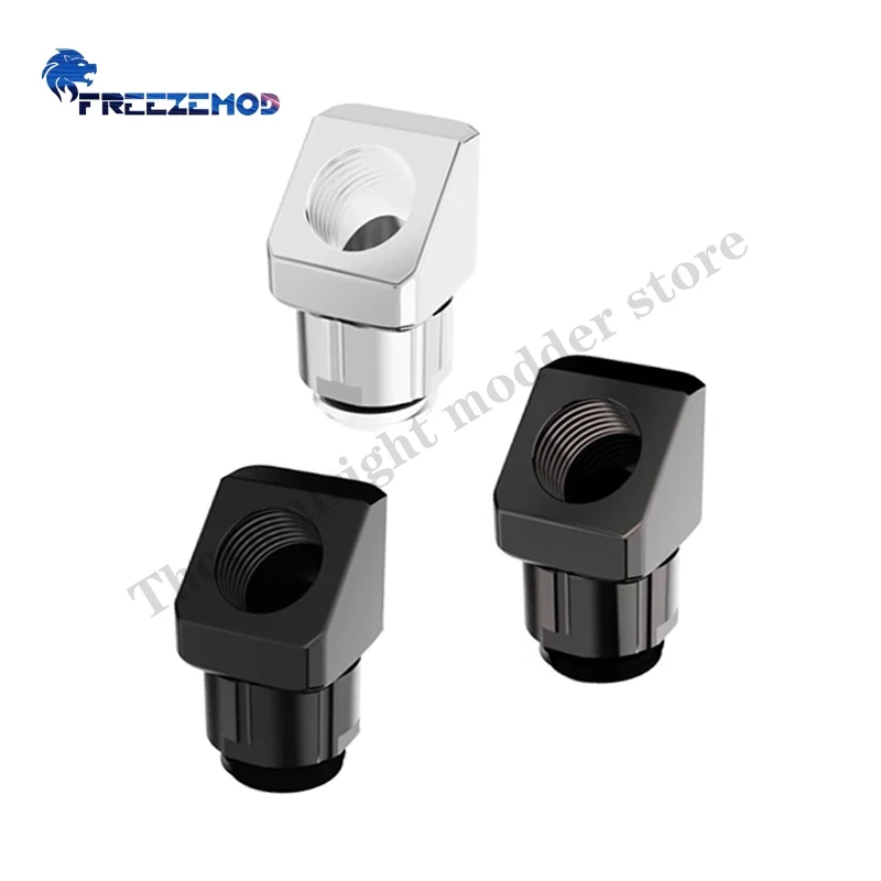 FREEZEMOD фитинг для водяного охлаждения под углом 45 ° универсальный с поворотом на 360