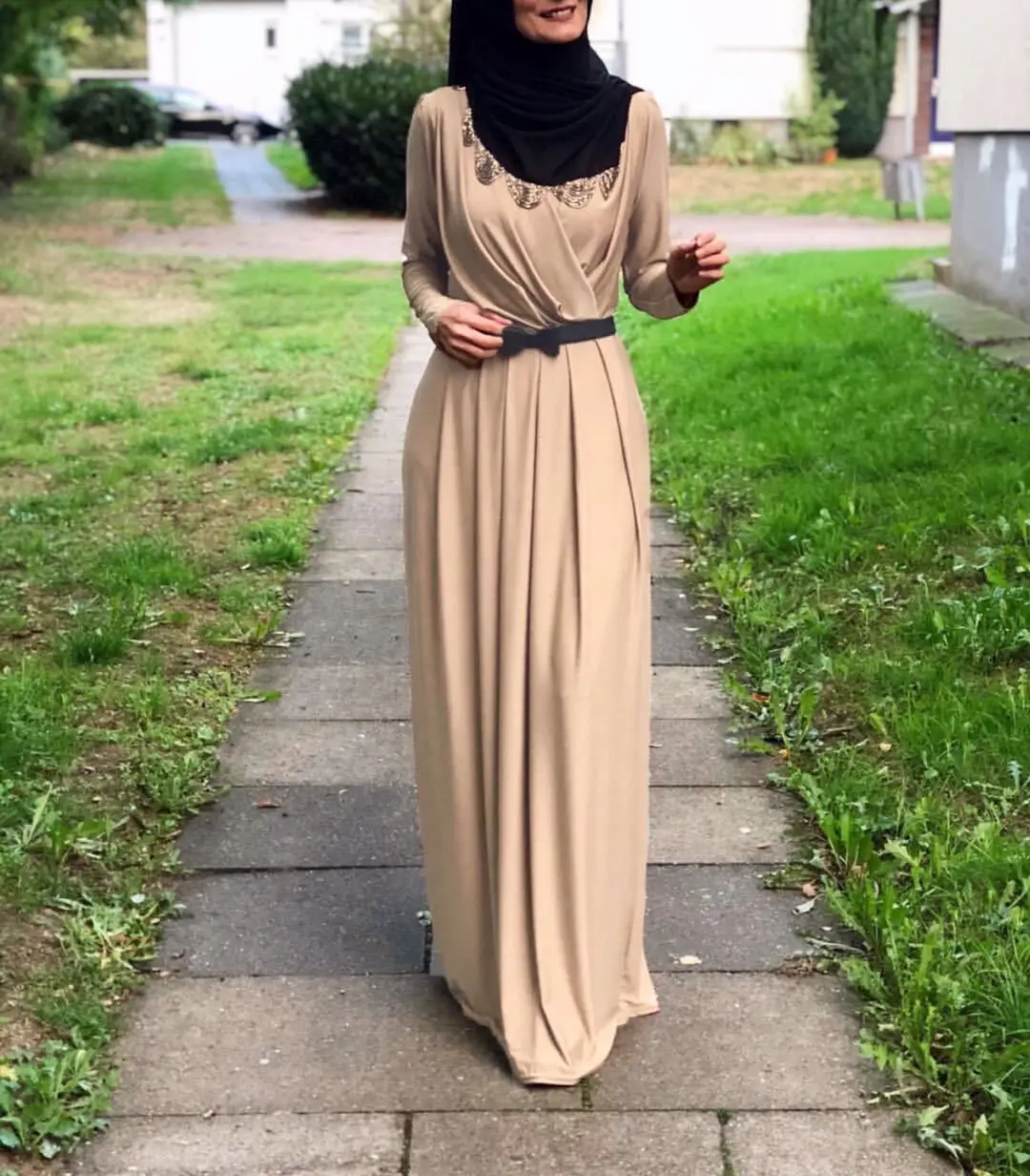 

Abaya Muslim Dress Women Kaftan Caftan Marocain Ramadan Hijab Abayas Djellaba Spring 2022 Jilbab Kimono Robe Femme Musulmane