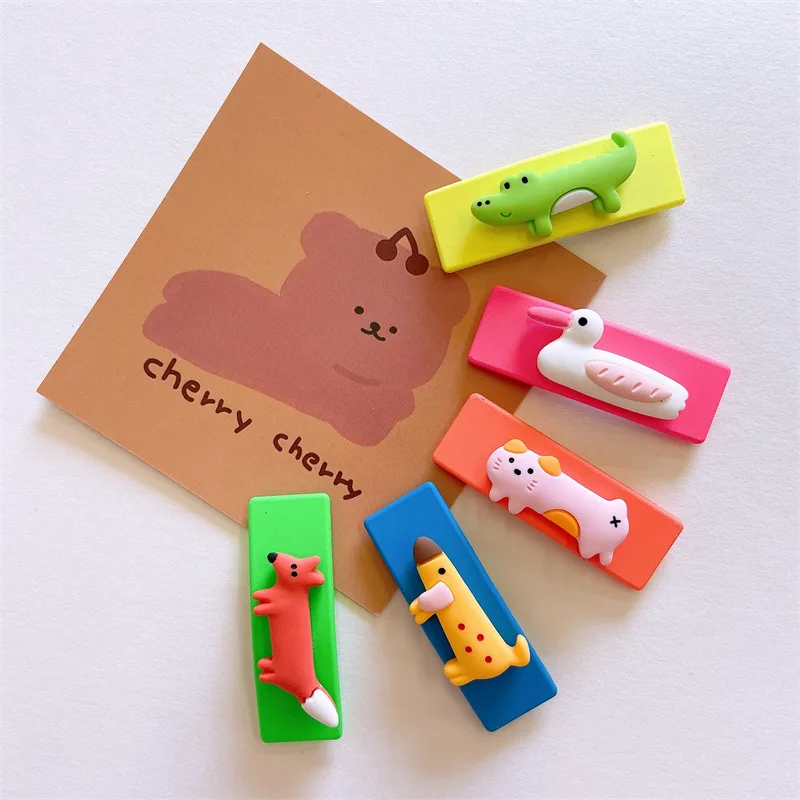 Заколка для волос Детская летняя из 5 предметов милый мультяшный рисунок