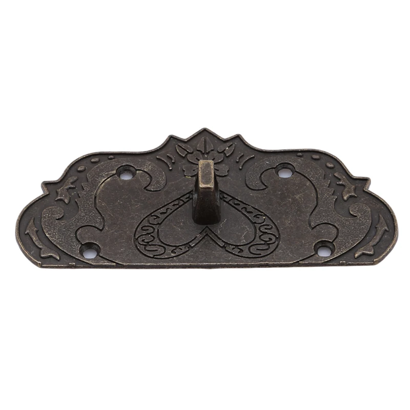 Бронзовая защелка для шкафа + Античный китайский старый замок аксессуары мебели