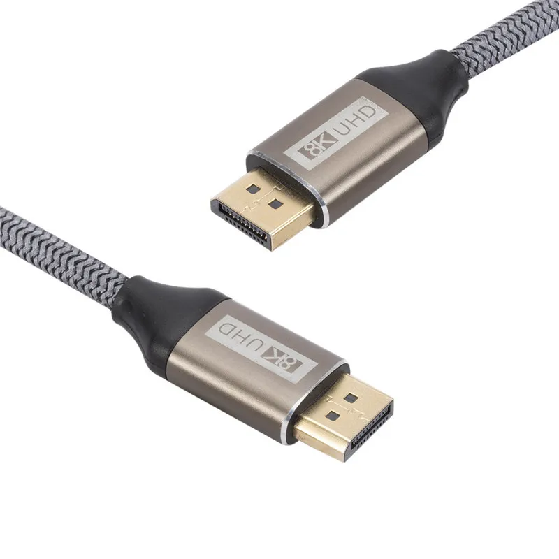 Кабель порта дисплея 8K, 8K @ 60 Гц, 4K @ 120 Гц, DP-кабель для монитора, проектора 4K @ 120 Гц, порт дисплея к DP 1,4, кабель для ПК, ноутбука (art.: 3920be1a67a31) - 3920be1a67a31