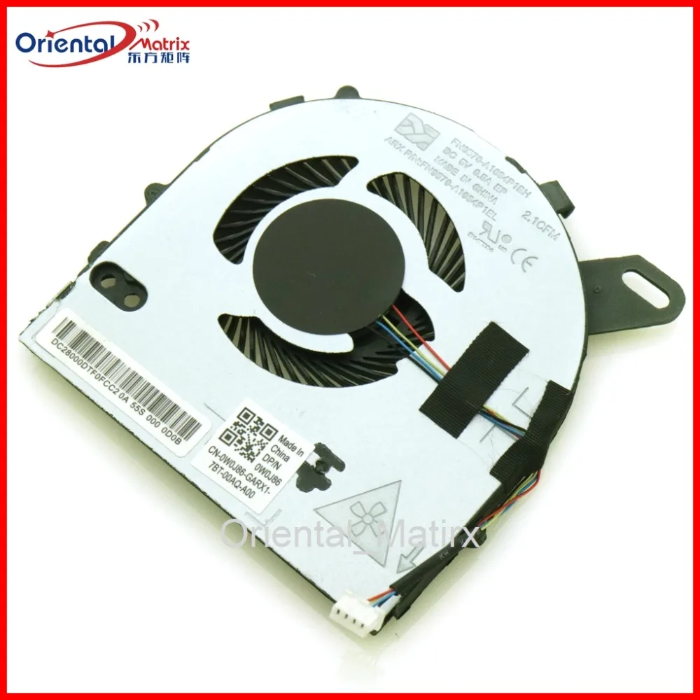Бесплатная доставка Φ DC5V 0.50A 4Pin для DELL inspiron 15-7560 15-7572 7000 5468 5568 кулер процессора
