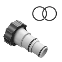 above ground pool hose adapter with collar for aru threaded connection pumps pool parts replacement maintenance accessories