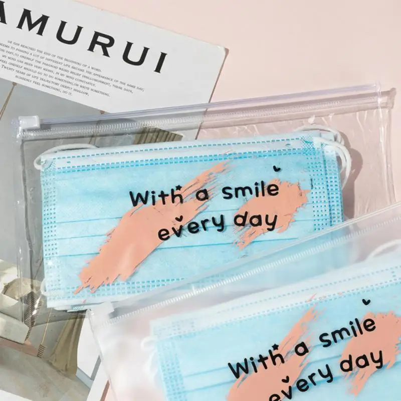 Сумка для хранения маски портативный одноразовый держатель на лицо