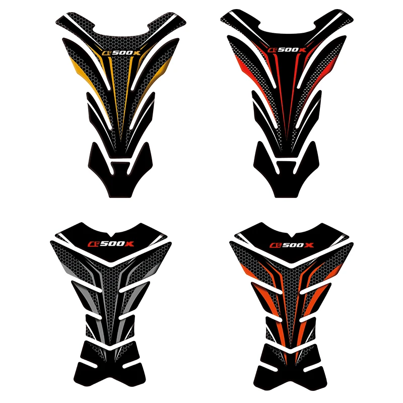 

3D Motorcycle Tank Pad Protector Decal Stickers Case for Honda CB500 F X CB500F CB500X