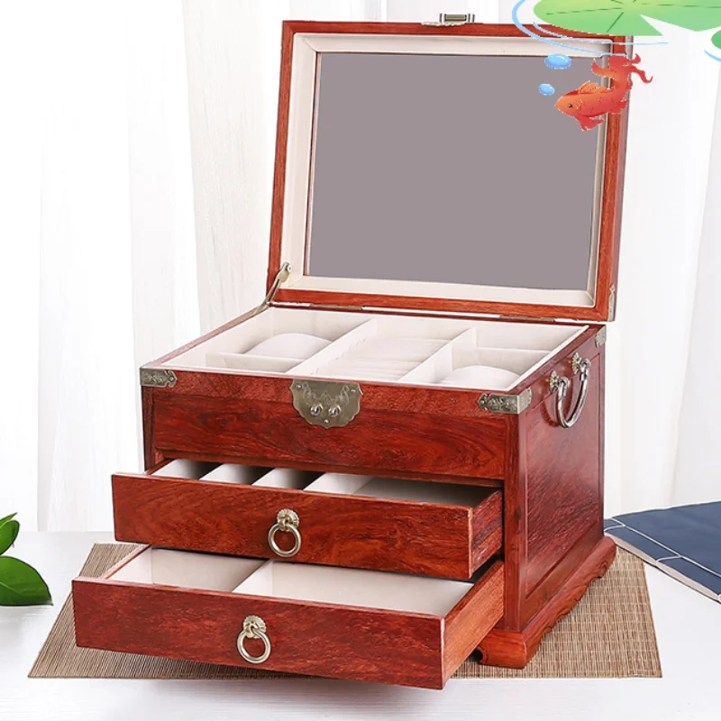 Chinese Style Cosmetic Storage Sundry Earrings Necklace Display Gift Box Wholesale